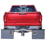 Quick Latch Mud Flap Dual Exhaust Outlet