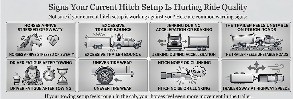 Signs Hitch is Hurting Ride Quality
