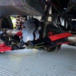 Retractable 2" Axel Ratchet Straps - In Use