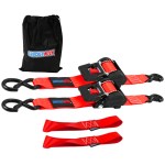 Shocker 2" Ratchet Straps with S-Hooks - 1 Pair