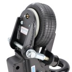 Shocker Air Trailer Tongue Mount Pintle Ring 20K - Vertical Channel Mount Air Bag - Side View