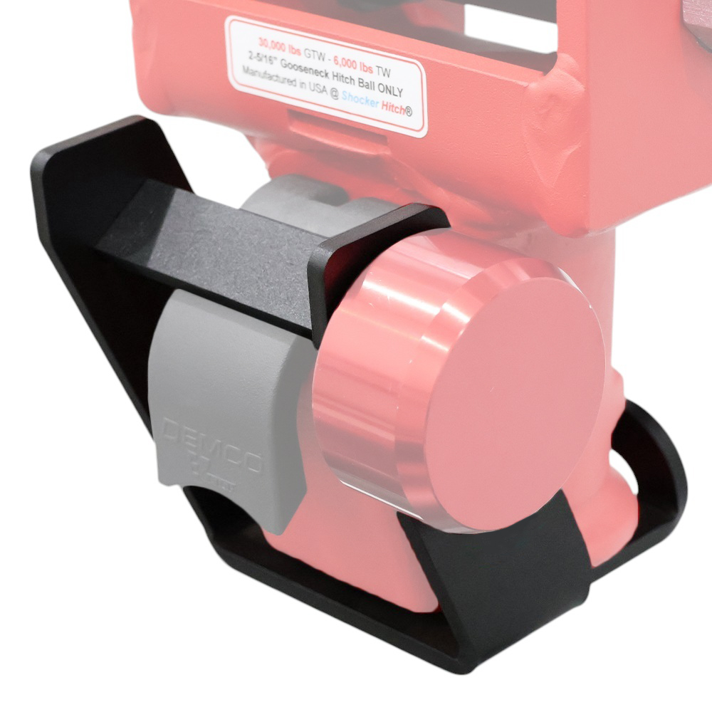 Demco Gooseneck Coupler Lock SH-9100 (Shown With Disk Lock SH-315)