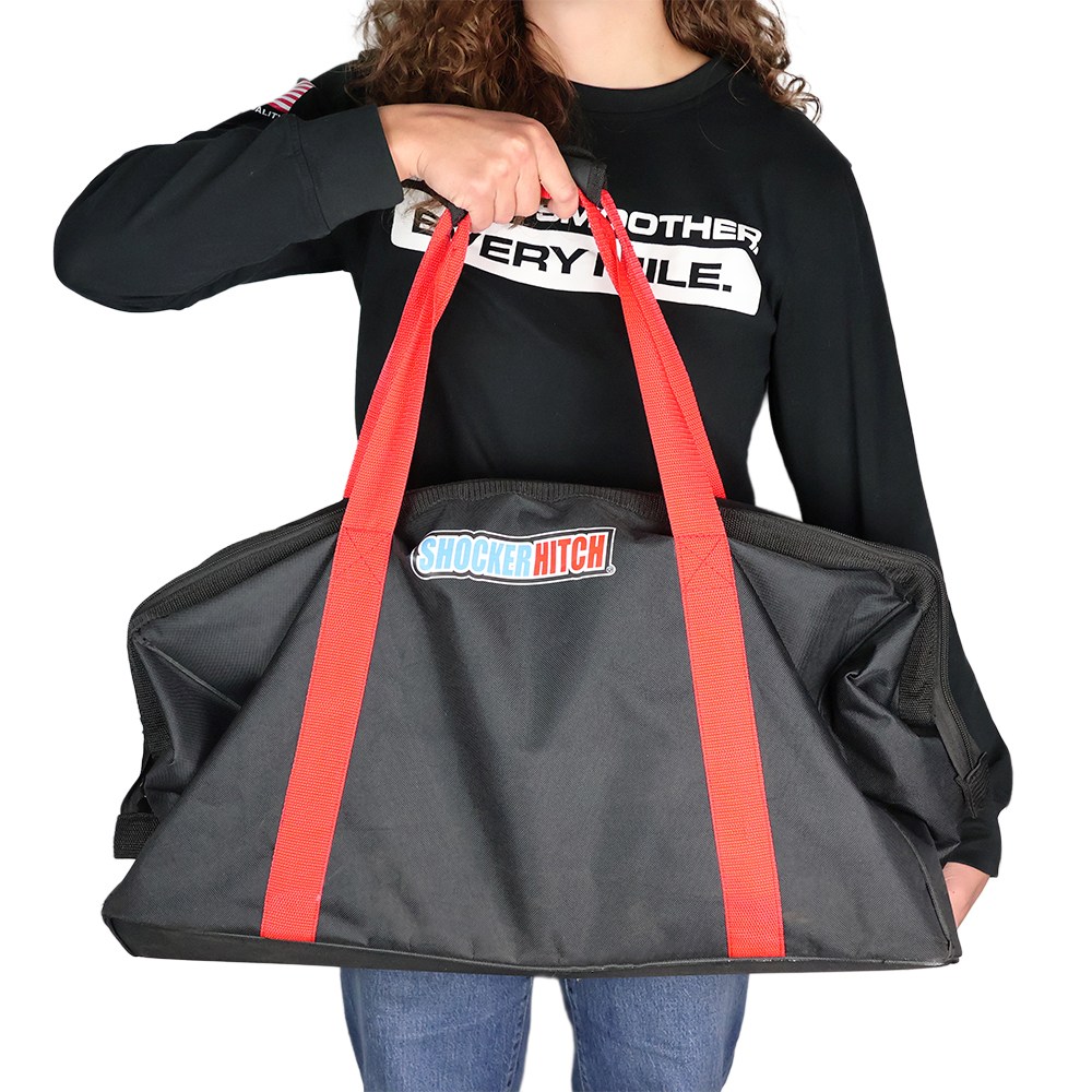 Shocker Hitch Gear Storage Bag - Being Held