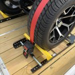 Shocker Wheel Cradle Strap Kit for Golf Cart - Close Up