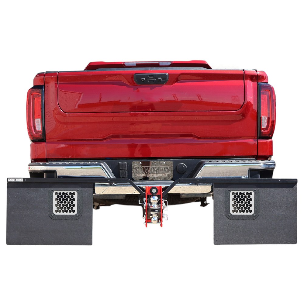 Quick Latch Mud Flap Dual Exhaust Outlet