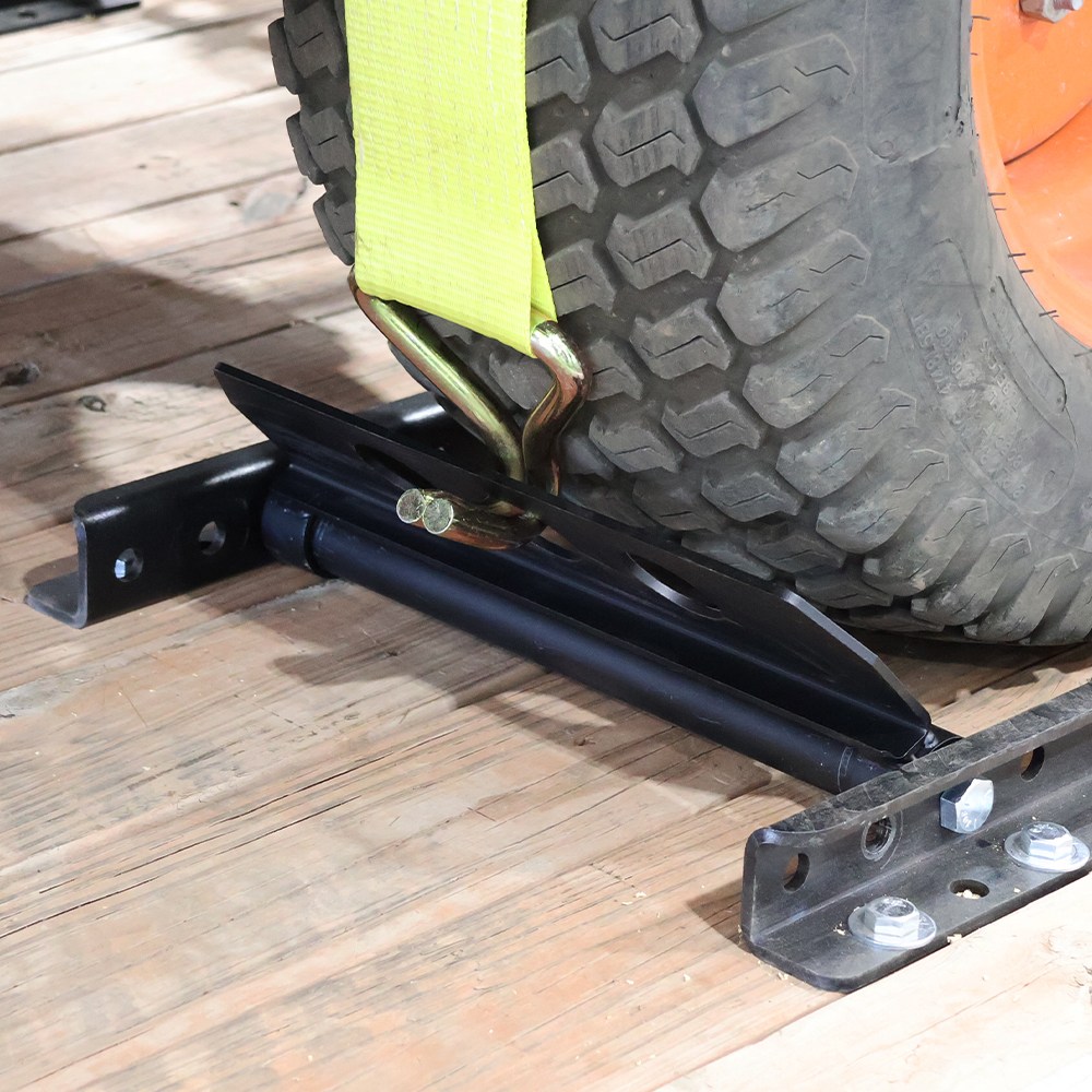 Flip Up Ramp and Strap Hook