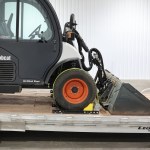 Shocker Wheel Cradle Strap Kit for Skid Steer Side View