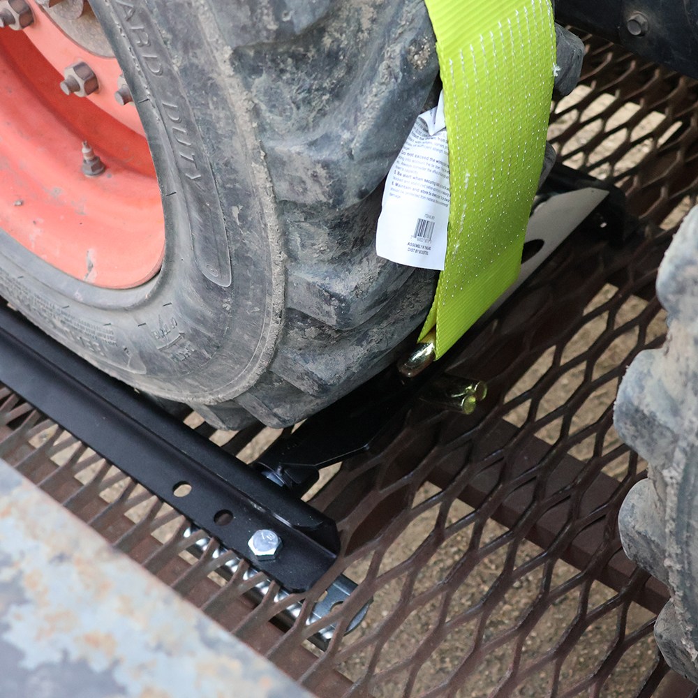 Wheel Cradle - Strap Hook on Skid Steer Tire