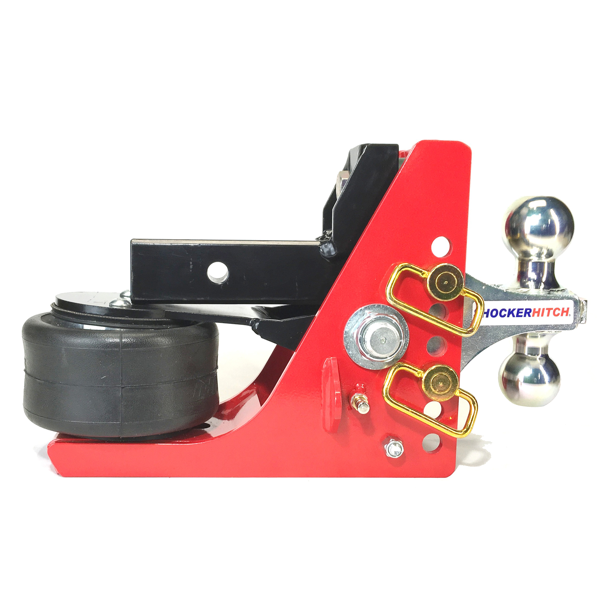 Shocker Air Receiver Hitch with Combo Ball Mount 