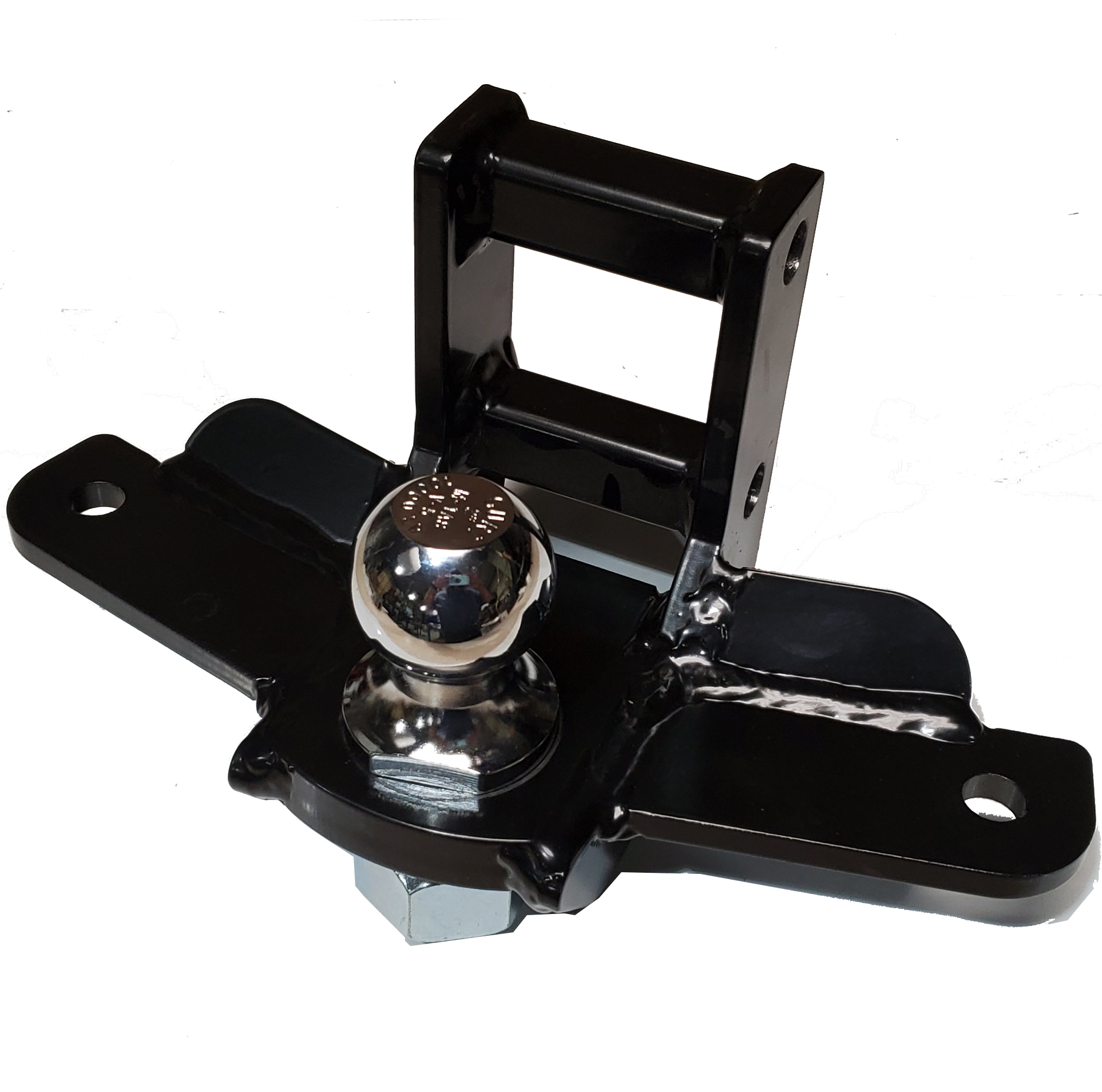 1/2 to 4-1/2 of Drop Has 2 Ball Shocker Air Receiver Hitch with Adjustable Ball Mount 12000 lbs Fits 2-1/2 Hitch 