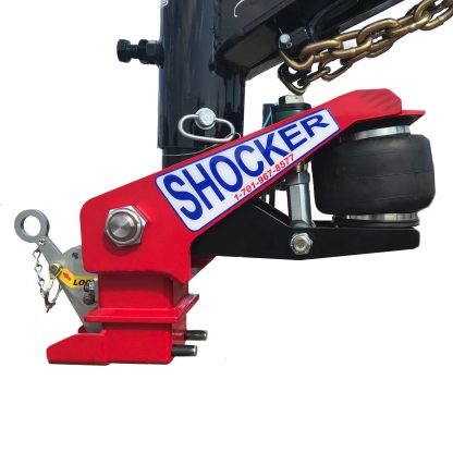 Gooseneck Surge Air Hitch & Shift Lock Coupler Installed