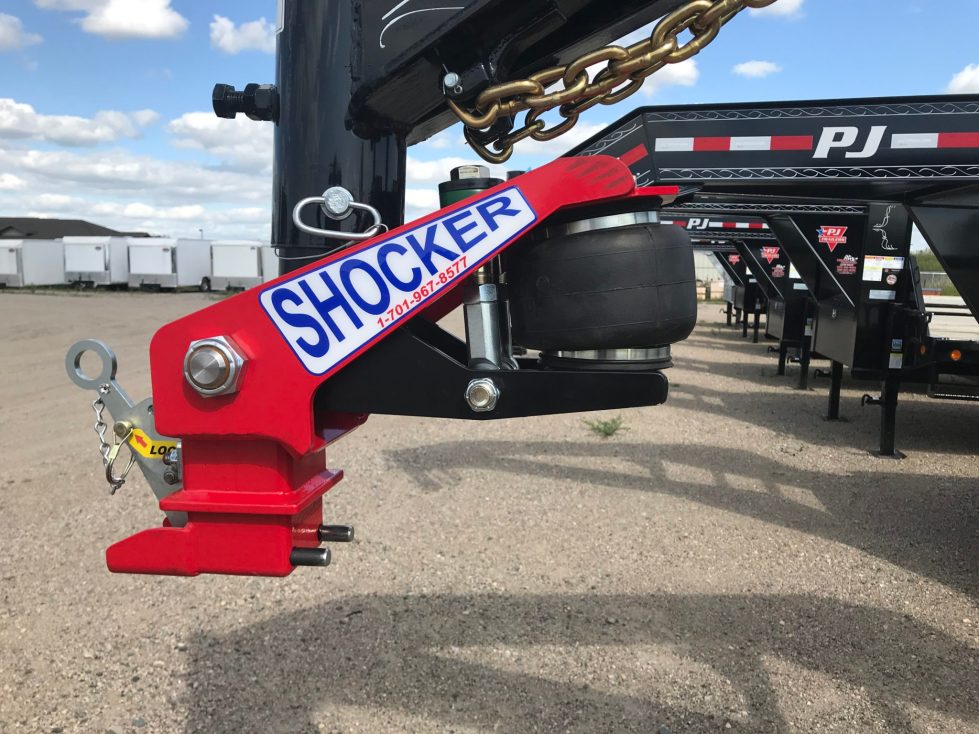 Shocker Gooseneck Surge Air Hitch for PJ Flatbed & Dump Trailers