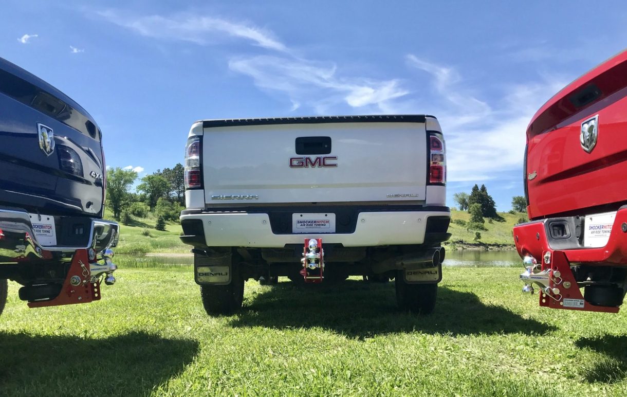 Shocker Air Hitches on Trucks