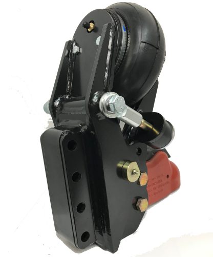 Shocker Air Trailer Tongue Mount Hitch with 2-5/16" Cast Coupler - Vertical Channel Mount - Rear View