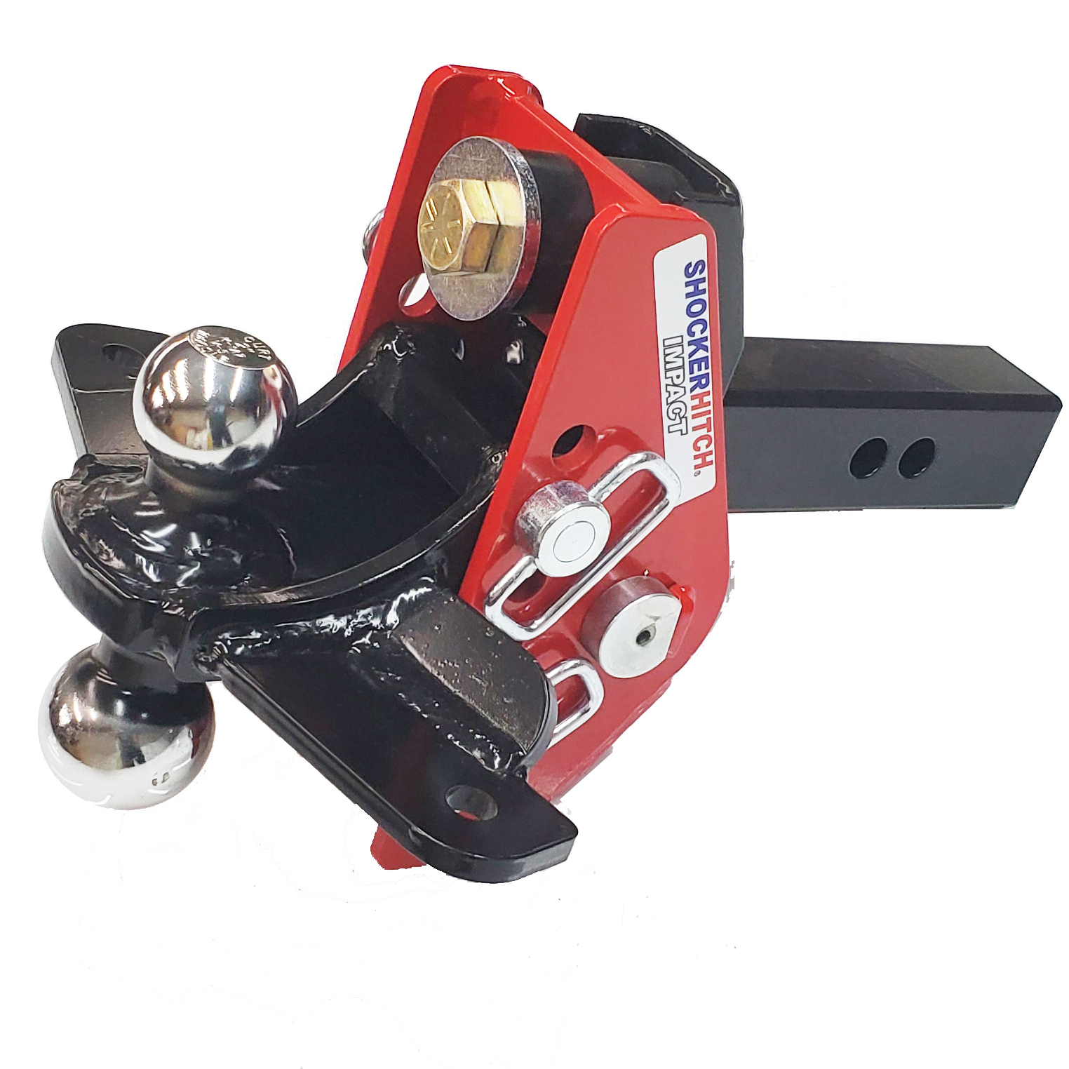 Shocker XRC Drop Cushion Hitch Ball Mount 0" to 71/2" Drop Shocker