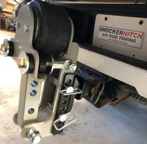 Step 1: Attach Air Equalizer & XR Base Frame to Pickup Truck Receiver Hitch